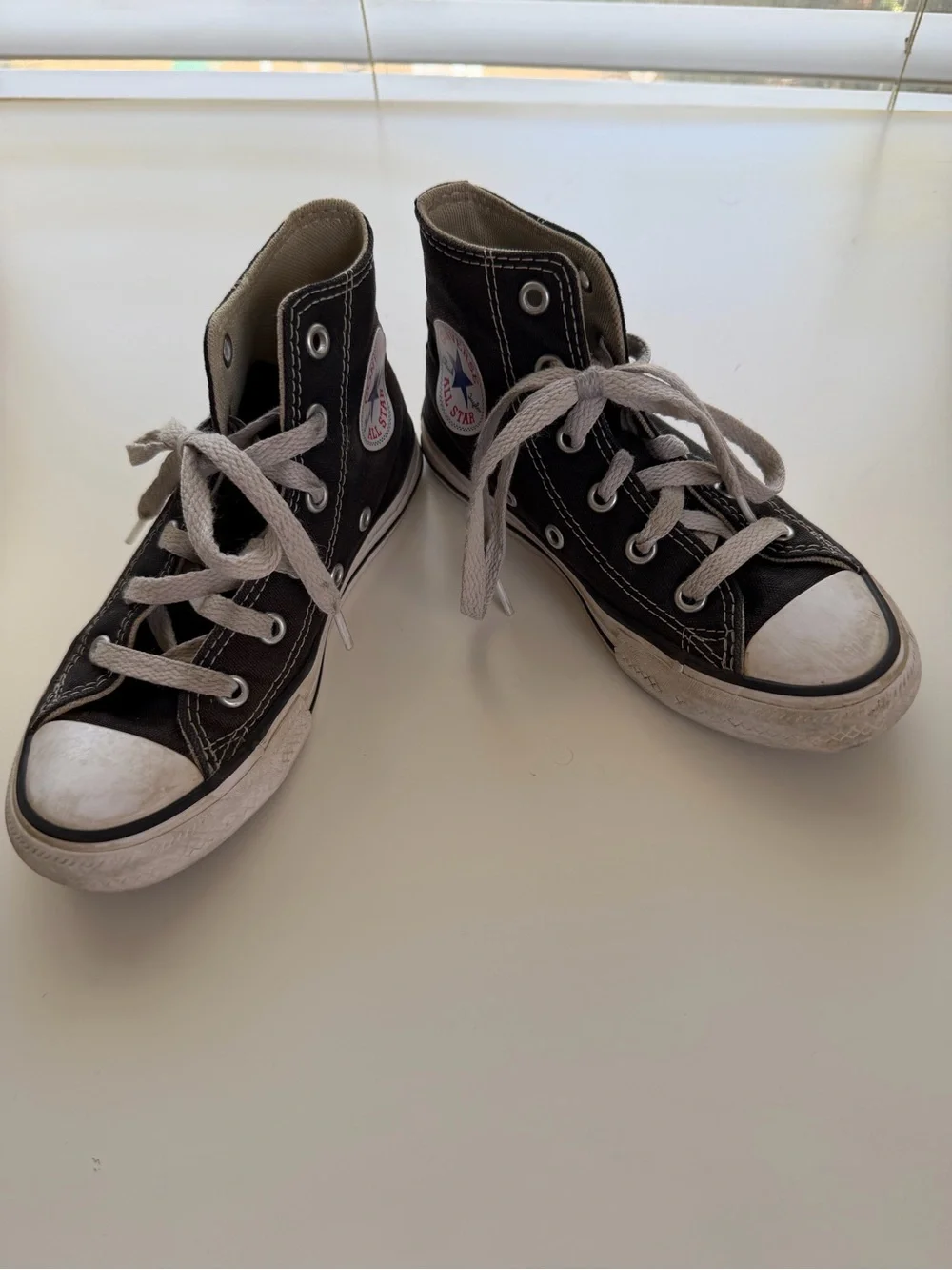Converse Kids Classic High-Top Sneakers in Black size 12